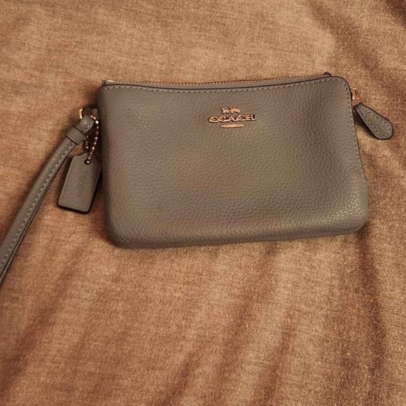 Coach F66505 Blue Wrislet Wallet - Picture 1 of 4